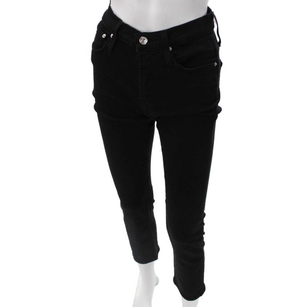 Edwin Womens Skinny Jeans Black Cotton Blend Size 25